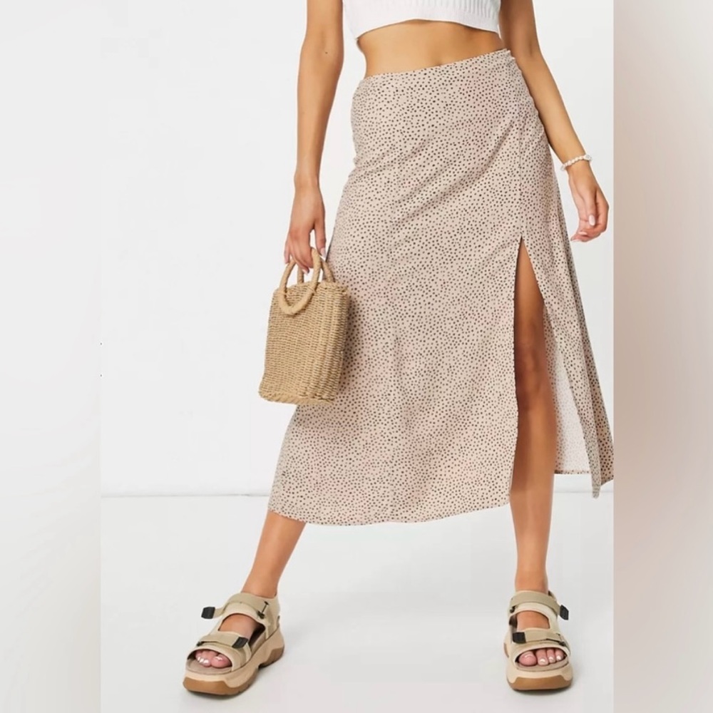 Abercrombie & Fitch | Animal Print Midi Skirt
